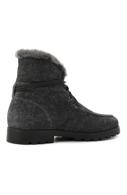 Замшевые ботинки Santoni WTDG71048SMRAHFR Серый  WTDG71048SMRAHFR Фото 5