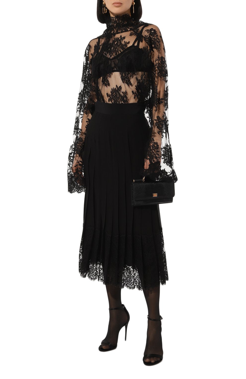 Хлопковая блузка DOLCE & GABBANA, арт. F5P76T/HLMQM, фото 2