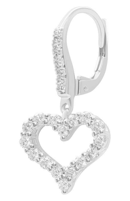 Серьги Heart Mercury ME21068/WG/HRH Бесцветный  ME21068/WG/HRH Фото 2