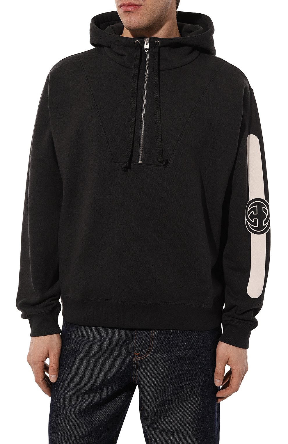Хлопковое худи GUCCI черного цвета по цене 136800 руб., арт. 627079 XJCOH, фото 3 Хлопковое худи GUCCI, арт. 627079 XJCOH, фото 3