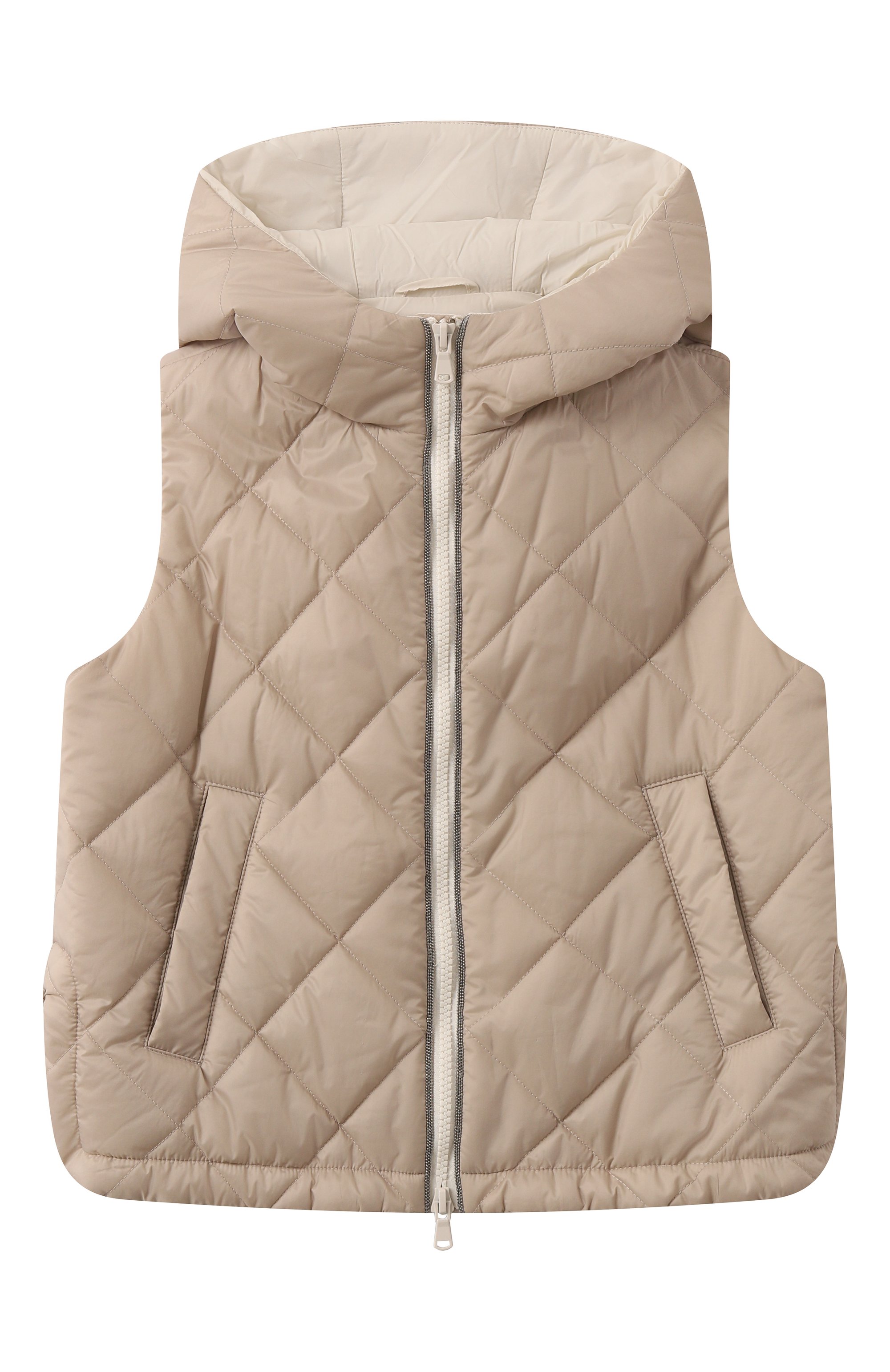 Утепленный жилет BRUNELLO CUCINELLI, арт. BH5040001B, фото 1