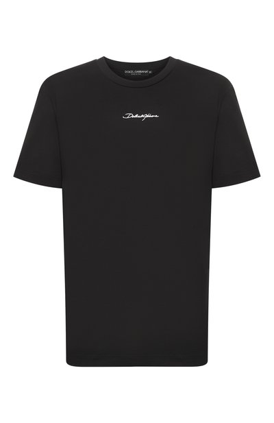 Мужская хлопковая футболка DOLCE & GABBANA, арт. G8RN8Z/G7P0C