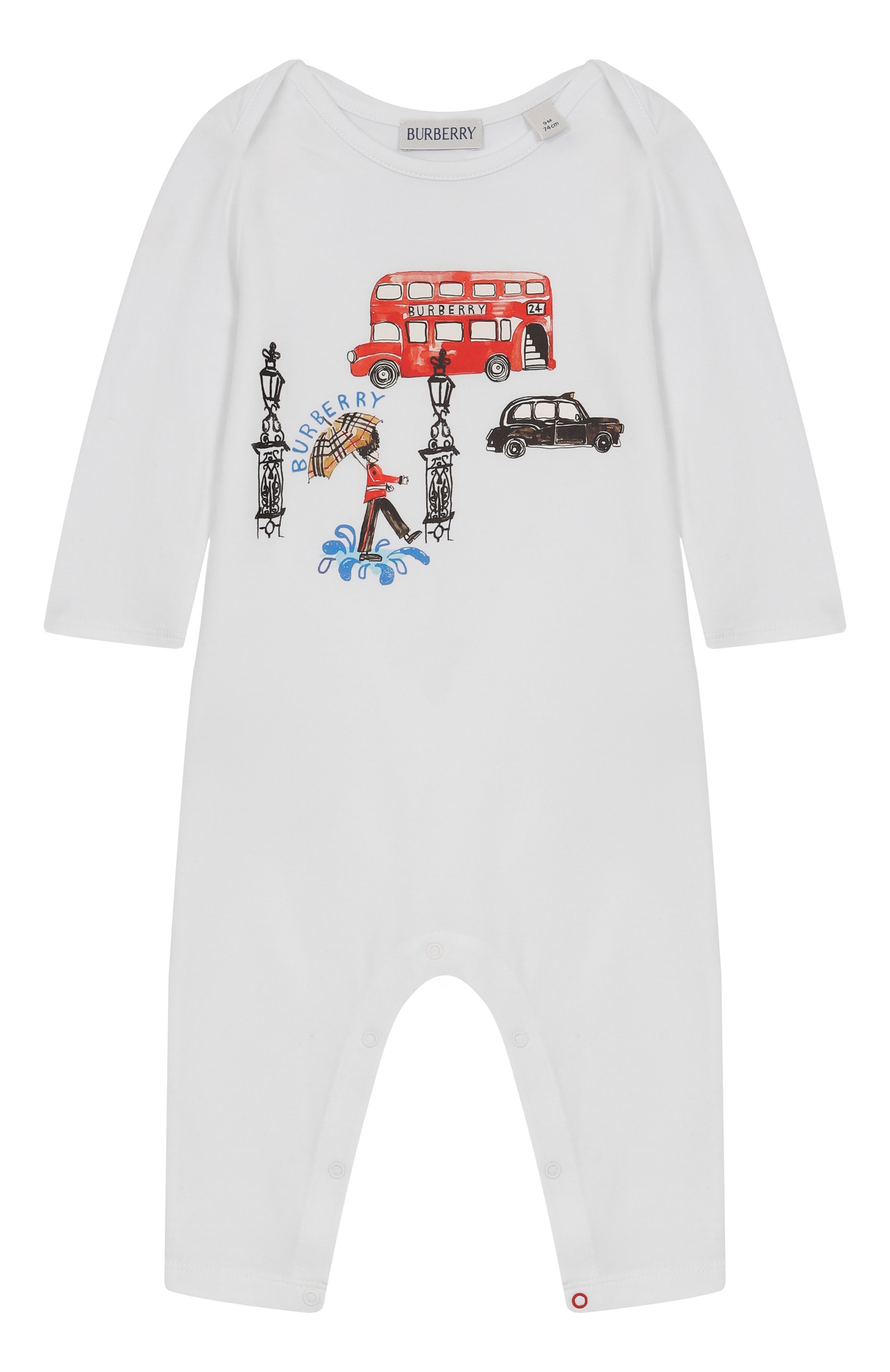 Хлопковый комбинезон BURBERRY, арт. 8109395, фото 1