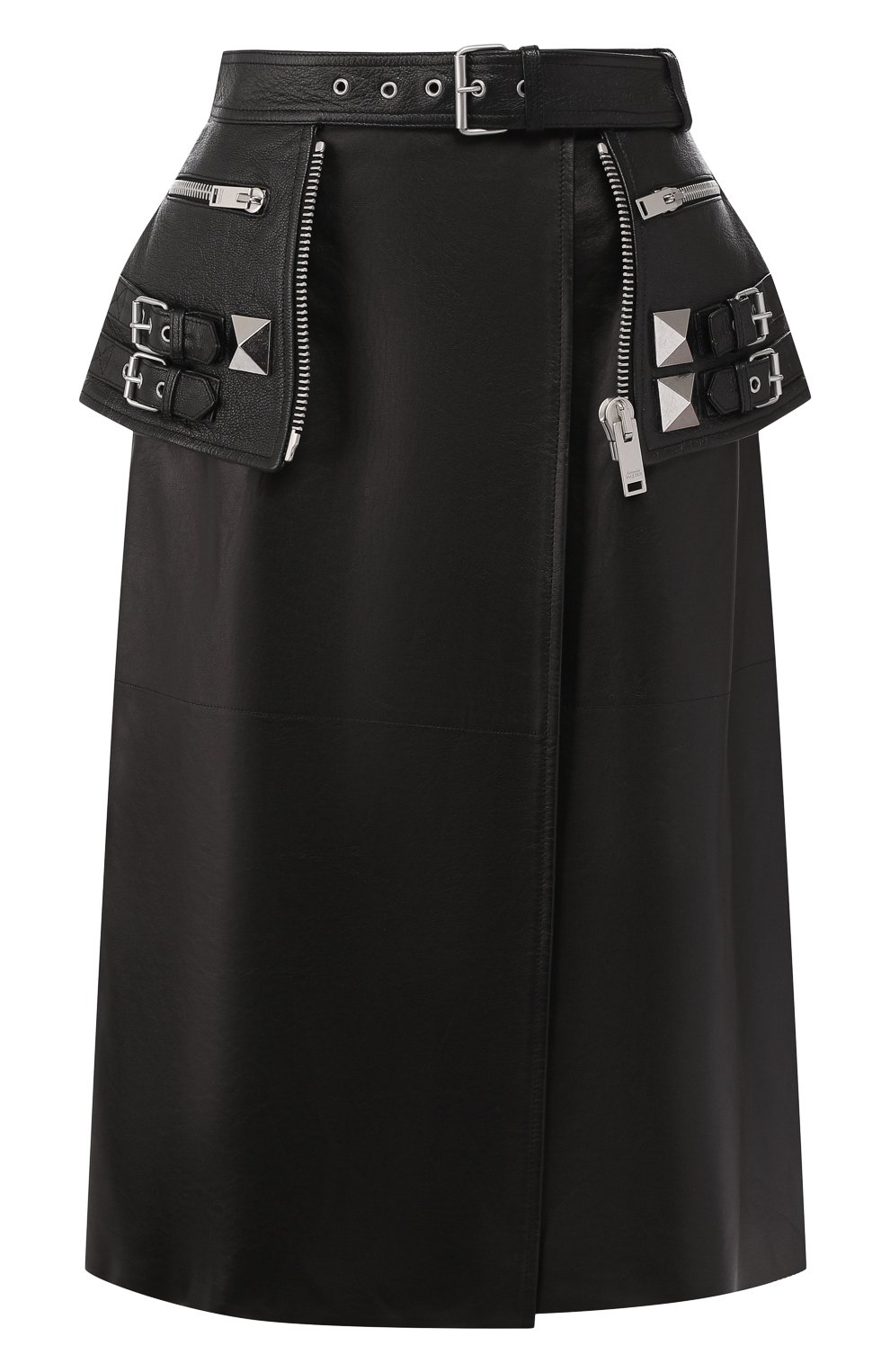 Кожаная юбка ALEXANDER MCQUEEN, арт. 594838/Q5ACQ, фото 1