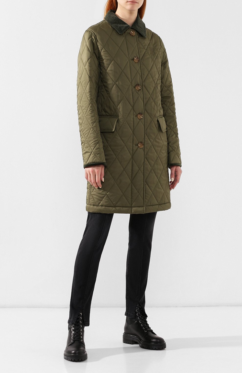 Стеганое пальто BURBERRY, арт. 8009121, фото 2