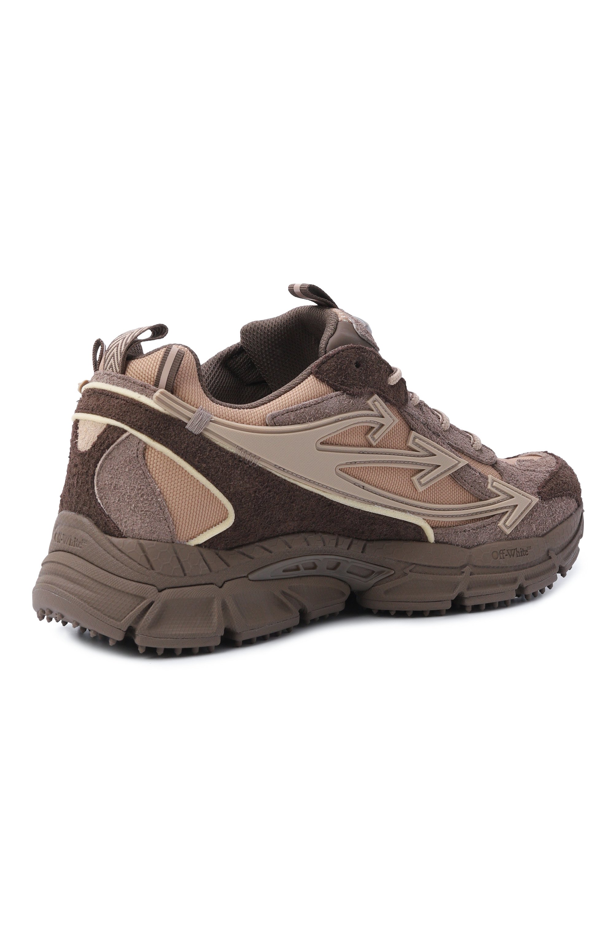 Комбинированные кроссовки be right back OFF-WHITE, арт. 0MIA295S26LEA001, фото 4