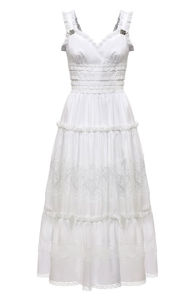Женское хлопковое платье DOLCE & GABBANA, арт. F6ZQ7Z/FU5L5