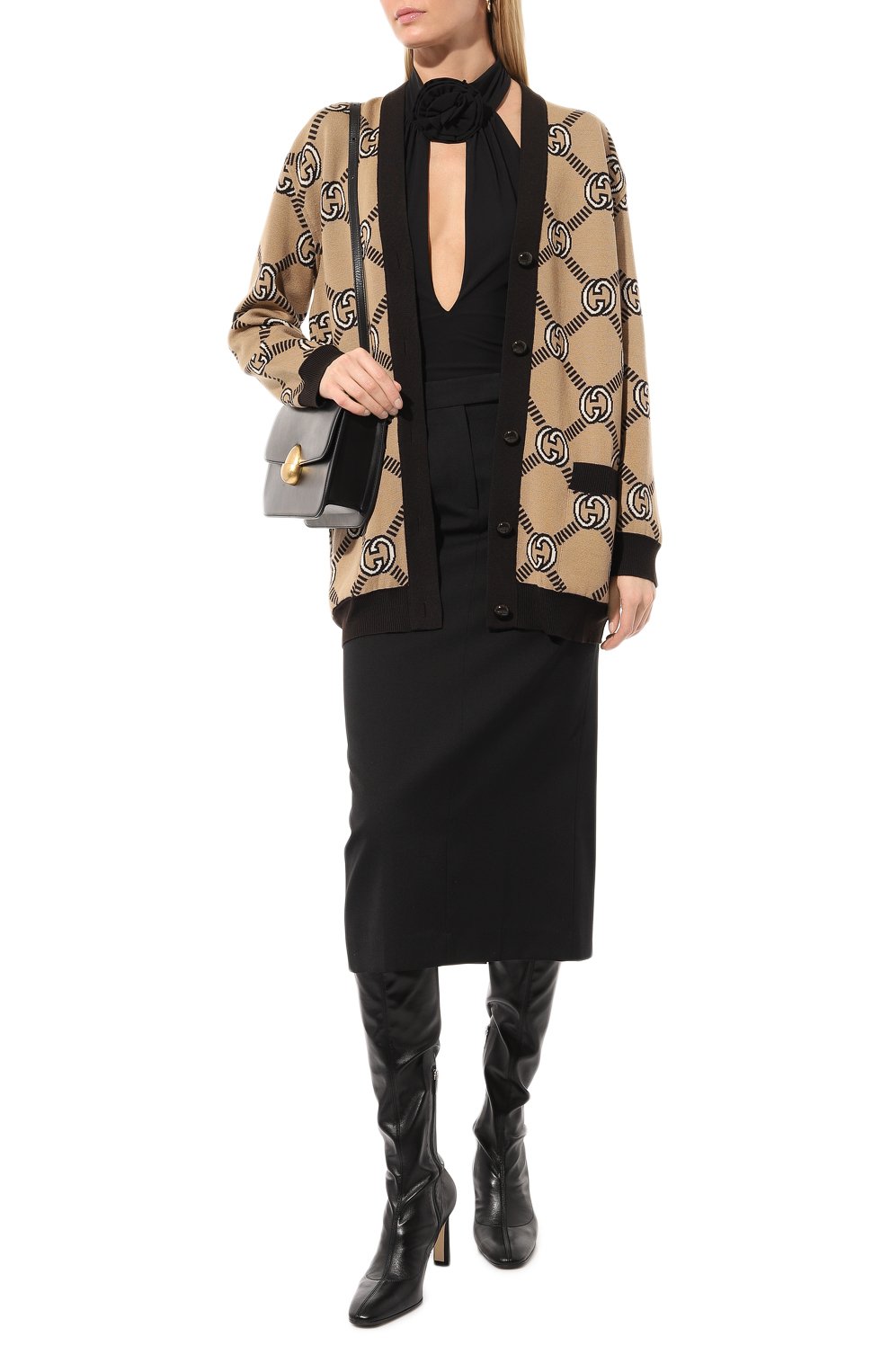 Шерстяной кардиган GUCCI, арт. 678308/XKB7T, фото 2