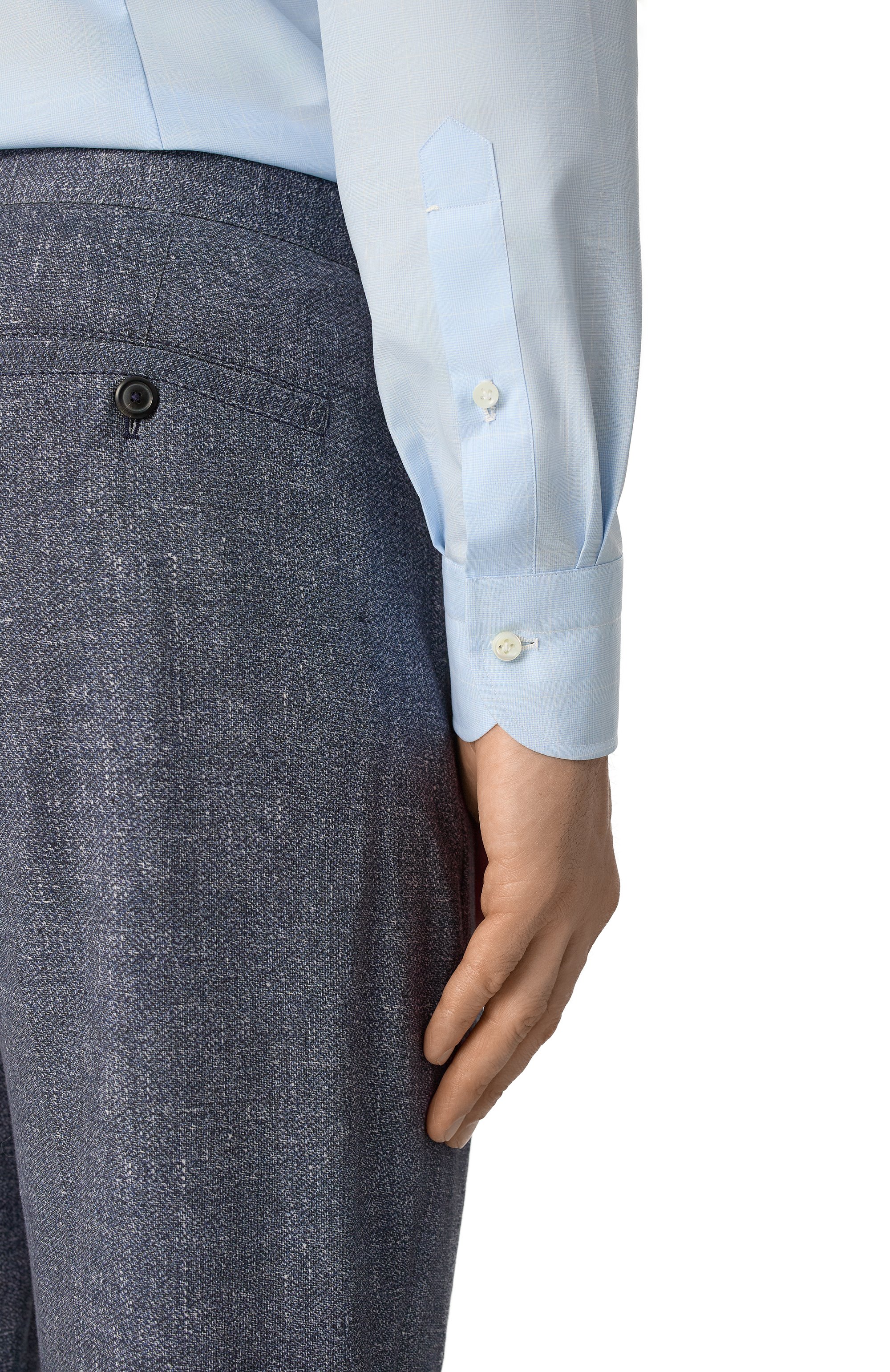 Хлопковая сорочка LUIGI BORRELLI, арт. SR3813, фото 5