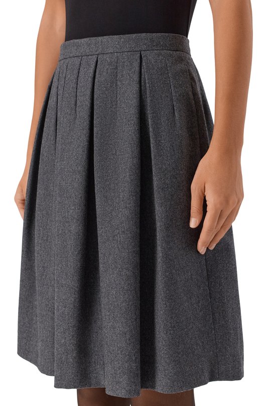Юбка из шерсти и кашемира Emporio Armani EW002312/TE10537 Серый  EW002312/TE10537 Фото 5