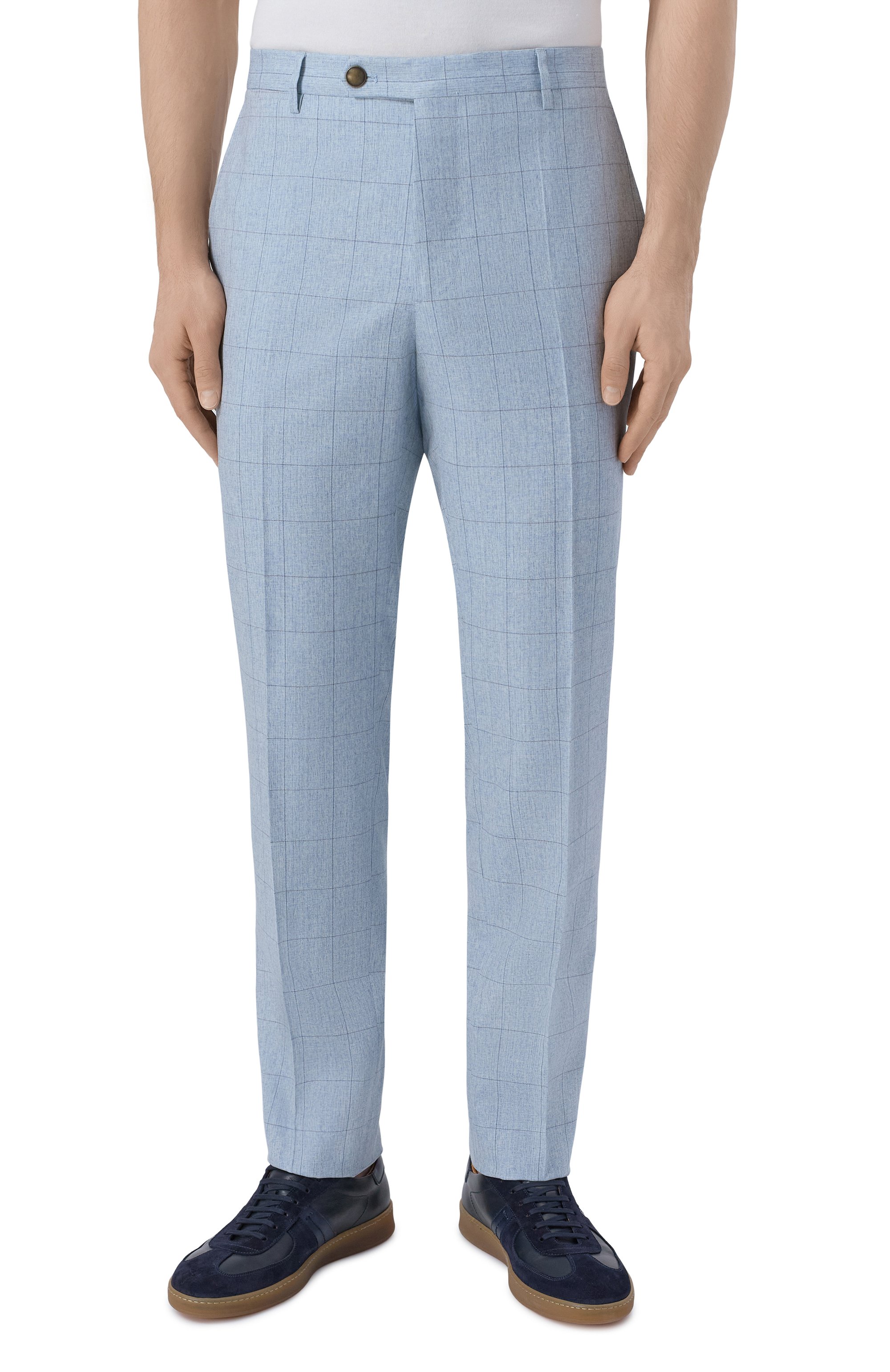 Брюки из шерсти и хлопка BERWICH, арт. VULCAN023/GB1868, фото 3