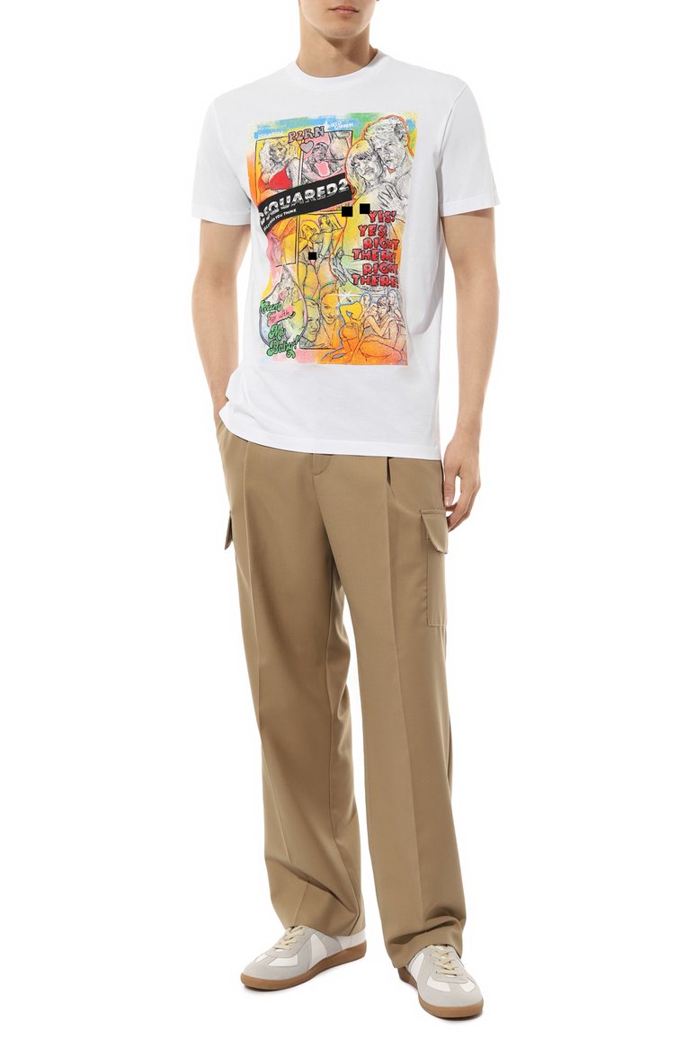 Хлопковая футболка DSQUARED2, арт. S71GD1405, фото 1