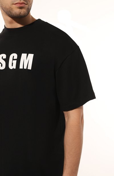 Хлопковая футболка MSGM, арт. 3440MM163 237002, фото 5