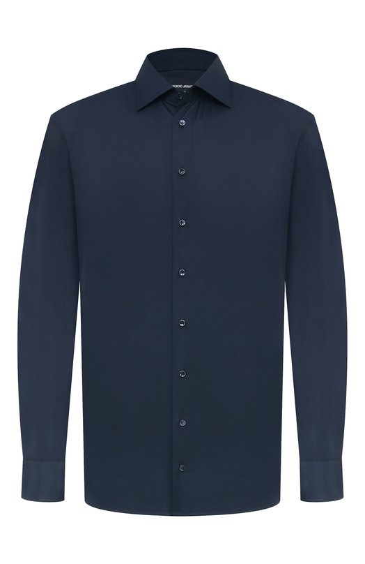Хлопковая рубашка Giorgio Armani GM000469/TE11189 Синий GM000469/TE11189