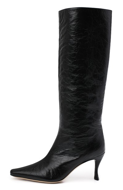 Кожаные сапоги stevie 42 BY FAR, арт. 20PFSVIDBLCRE, фото 3