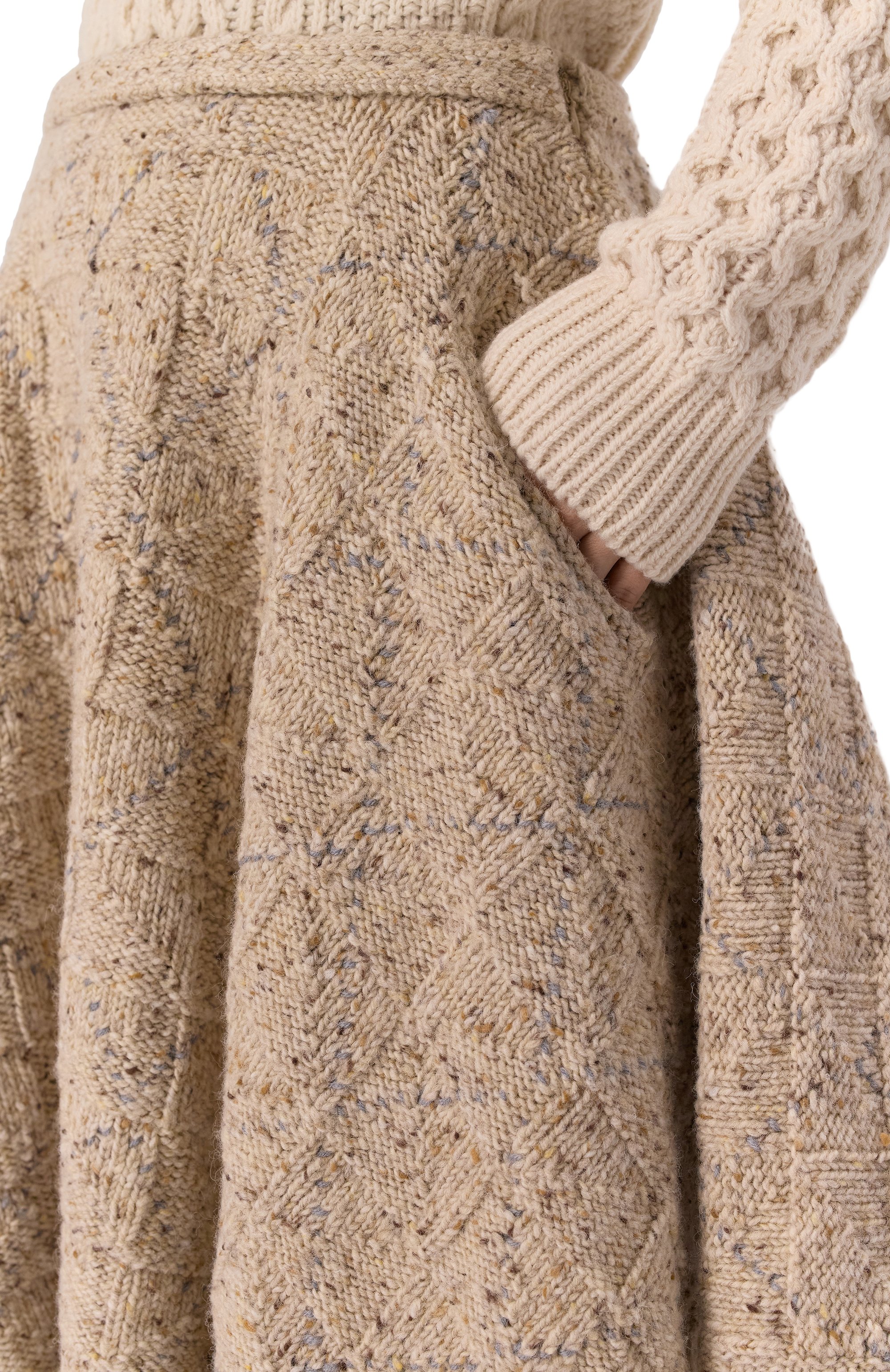 Шерстяная юбка BOTTEGA VENETA, арт. 793175-V4AD0, фото 5