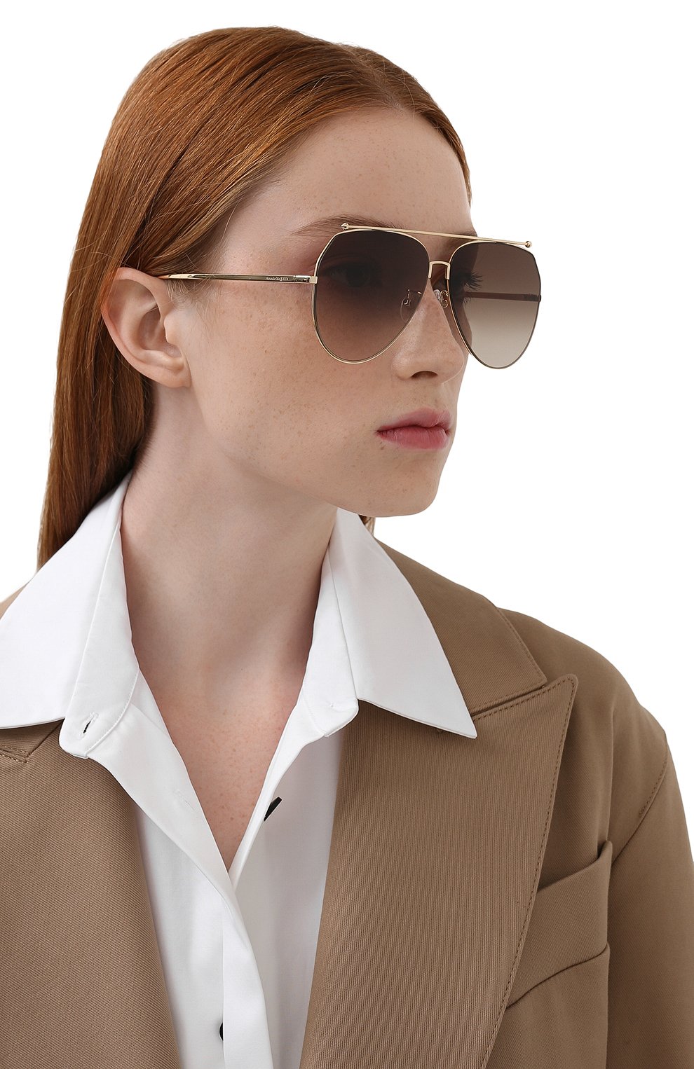 Солнцезащитные очки ALEXANDER MCQUEEN, арт. AM0316S 002, фото 2