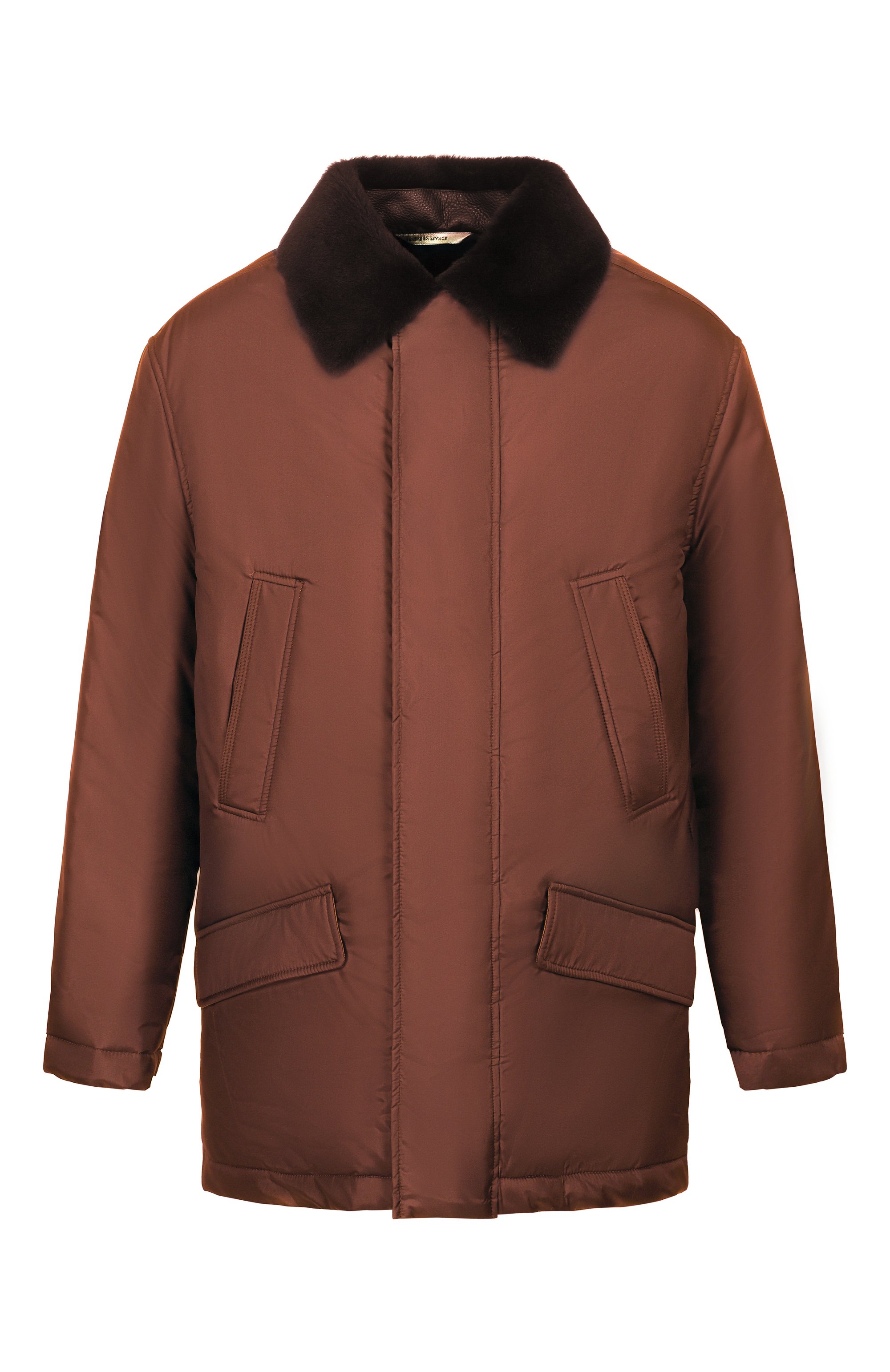 Шелковая куртка с отделкой из овчины ZILLI, арт. ASEN00M0629VTSU00_001, фото 1