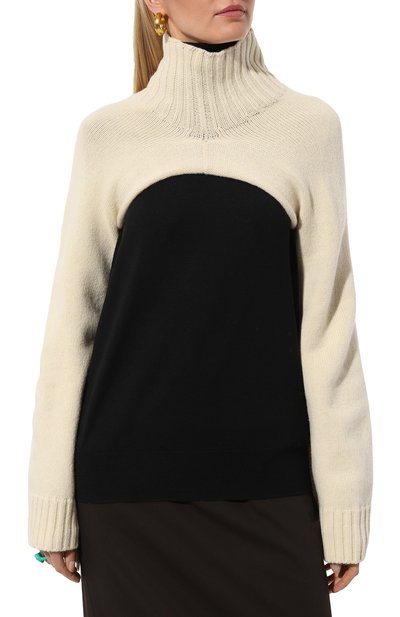 Шерстяной шарф-манишка JIL SANDER, арт. J02ZZ0105/J14513, фото 3