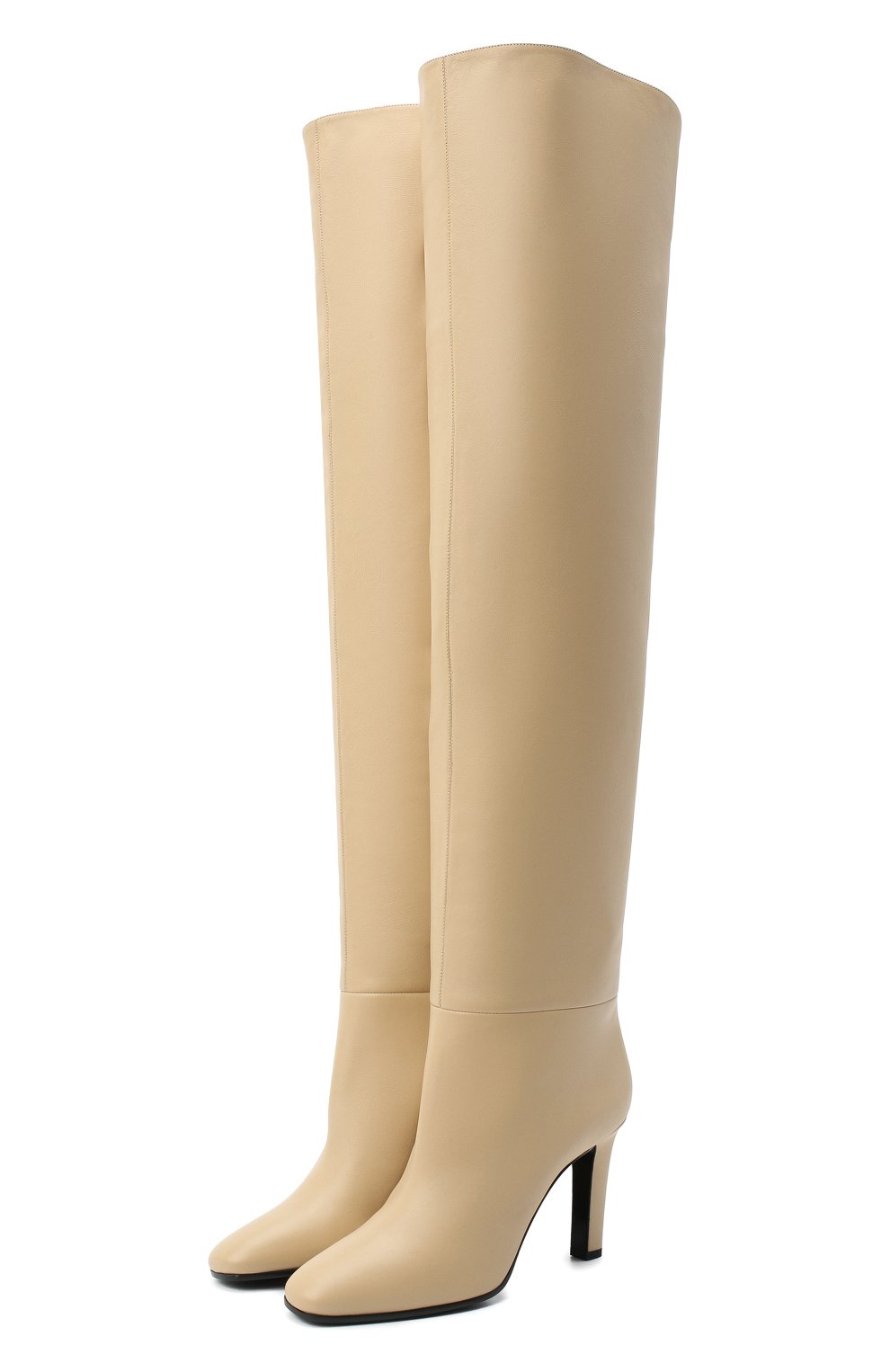 Кожаные ботфорты jane SAINT LAURENT, арт. 632607/1Y800, фото 1