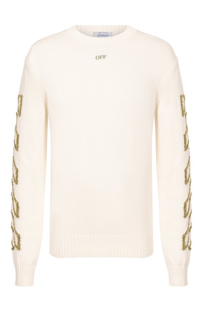 Мужской хлопковый свитер OFF-WHITE, арт. 0MHE087S26KNI001