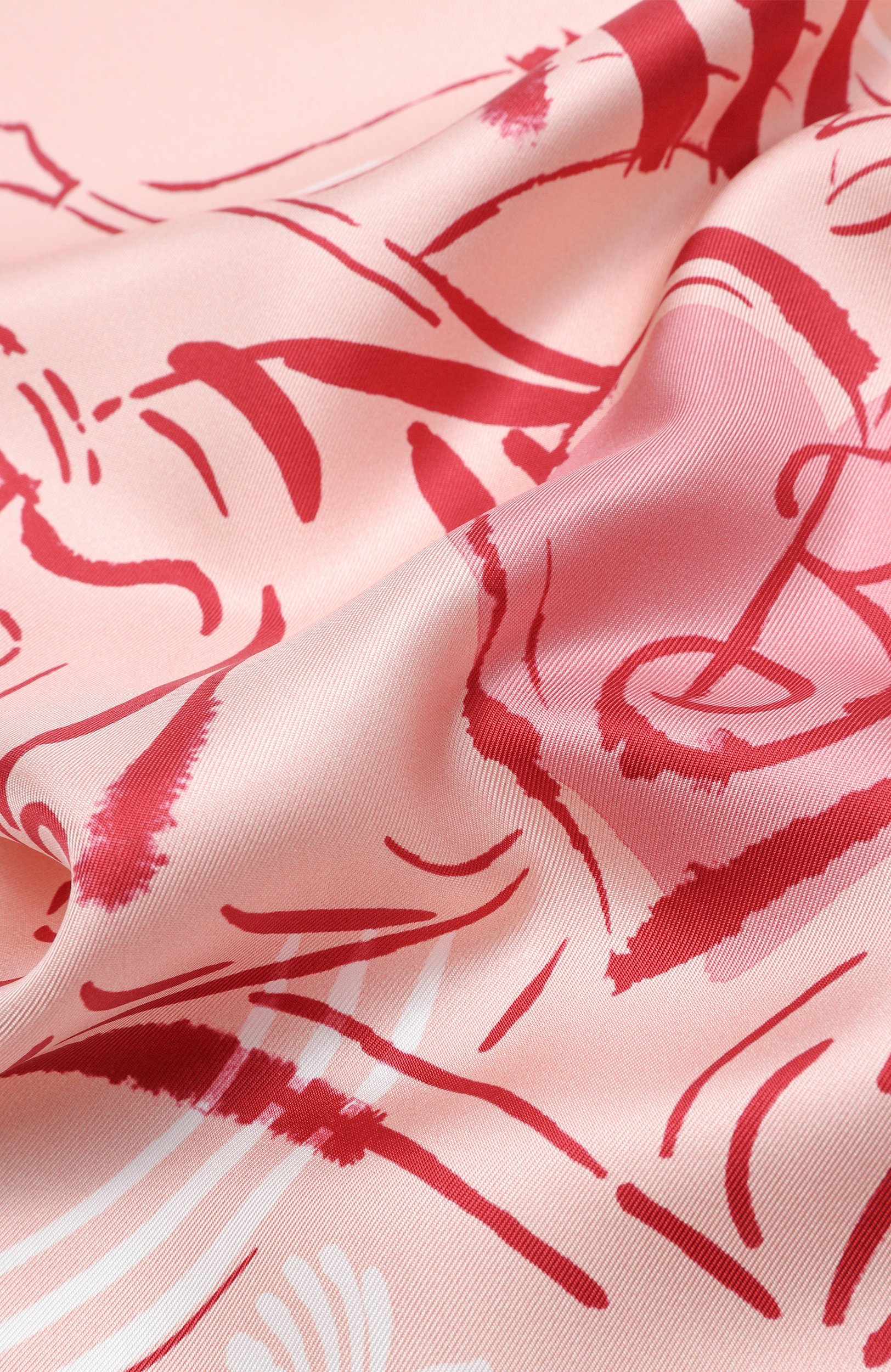 Шелковый платок BURBERRY розового цвета по цене 59950 руб., арт. 8127727, фото 3 Шелковый платок BURBERRY, арт. 8127727, фото 3