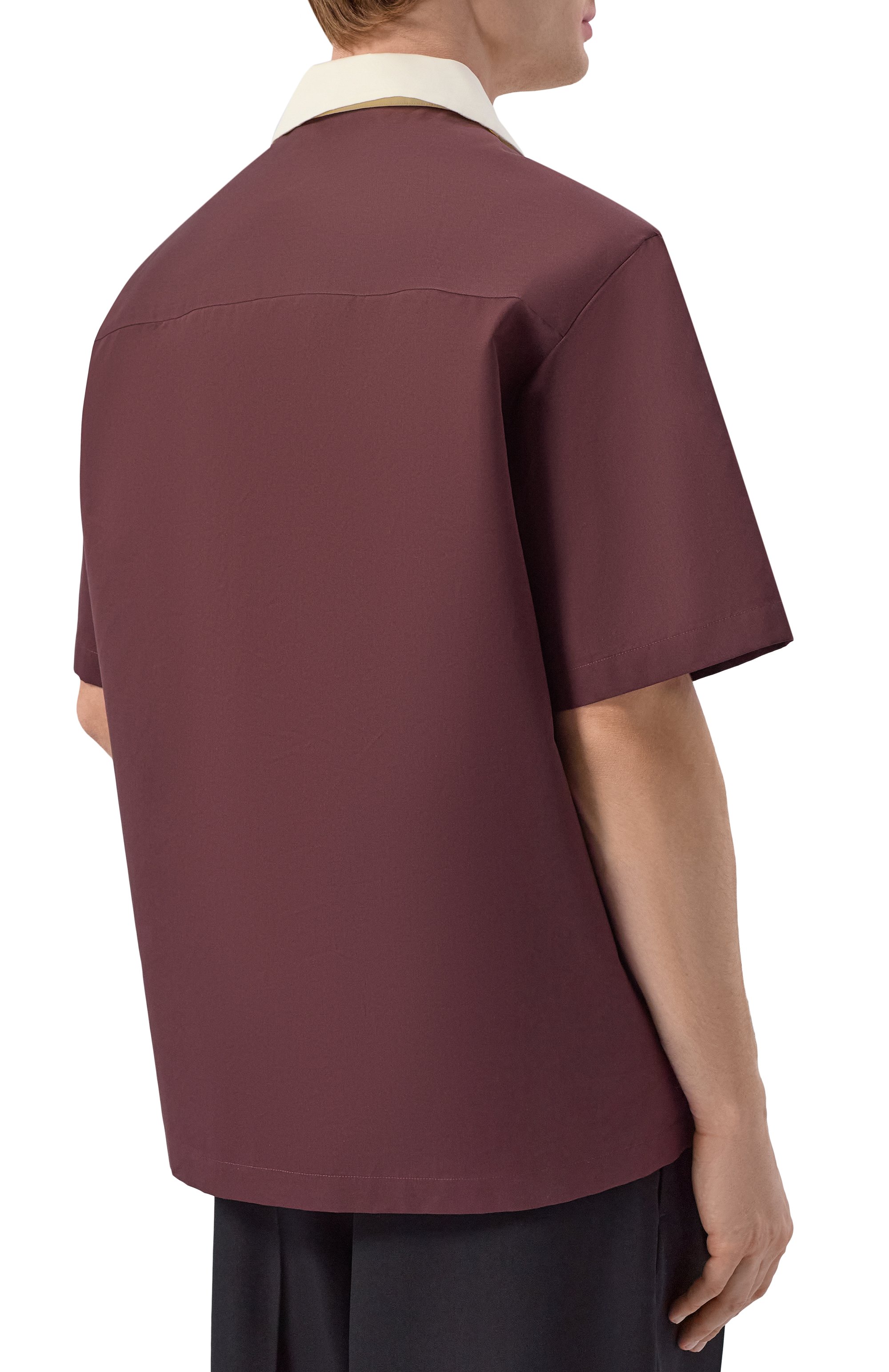 Рубашка из хлопка и шелка JIL SANDER, арт. J22DL0340/J45266, фото 4