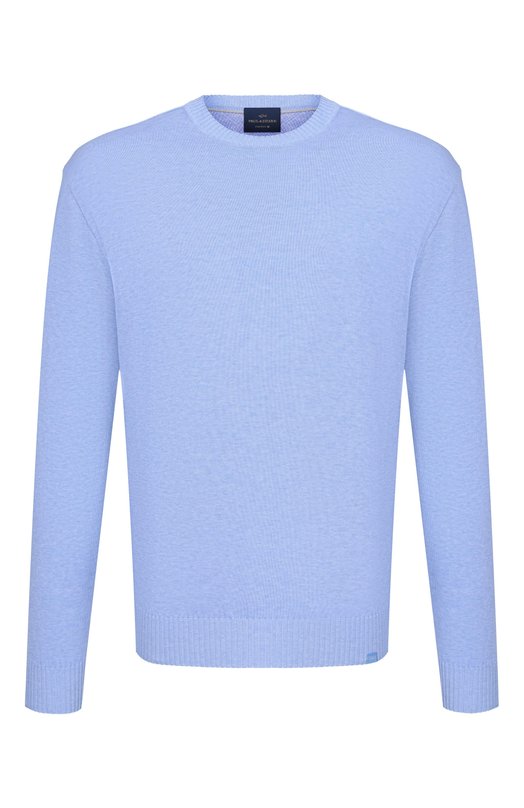 Хлопковый джемпер Paul&Shark 26411533_001 Голубой 26411533_001