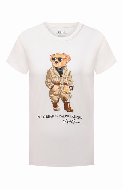 Женская хлопковая футболка POLO RALPH LAUREN, арт. 211839165