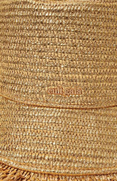 Панама CULT GAIA золотого цвета по цене 35150 руб., арт. HT2077MC, фото 4 Панама CULT GAIA, арт. HT2077MC, фото 4