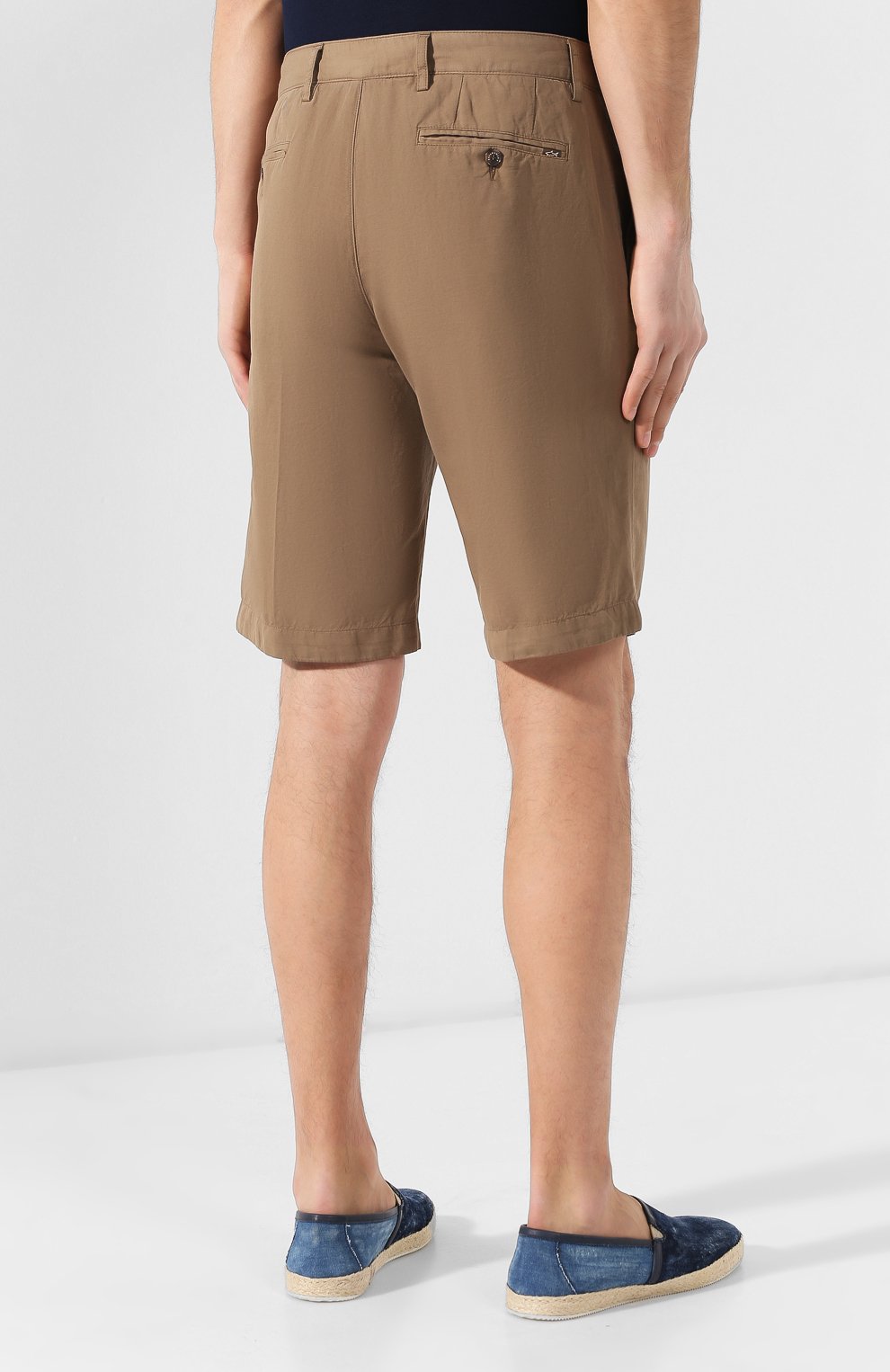 Шорты из смеси хлопка и льна PAUL&SHARK, арт. E19P4142, фото 4