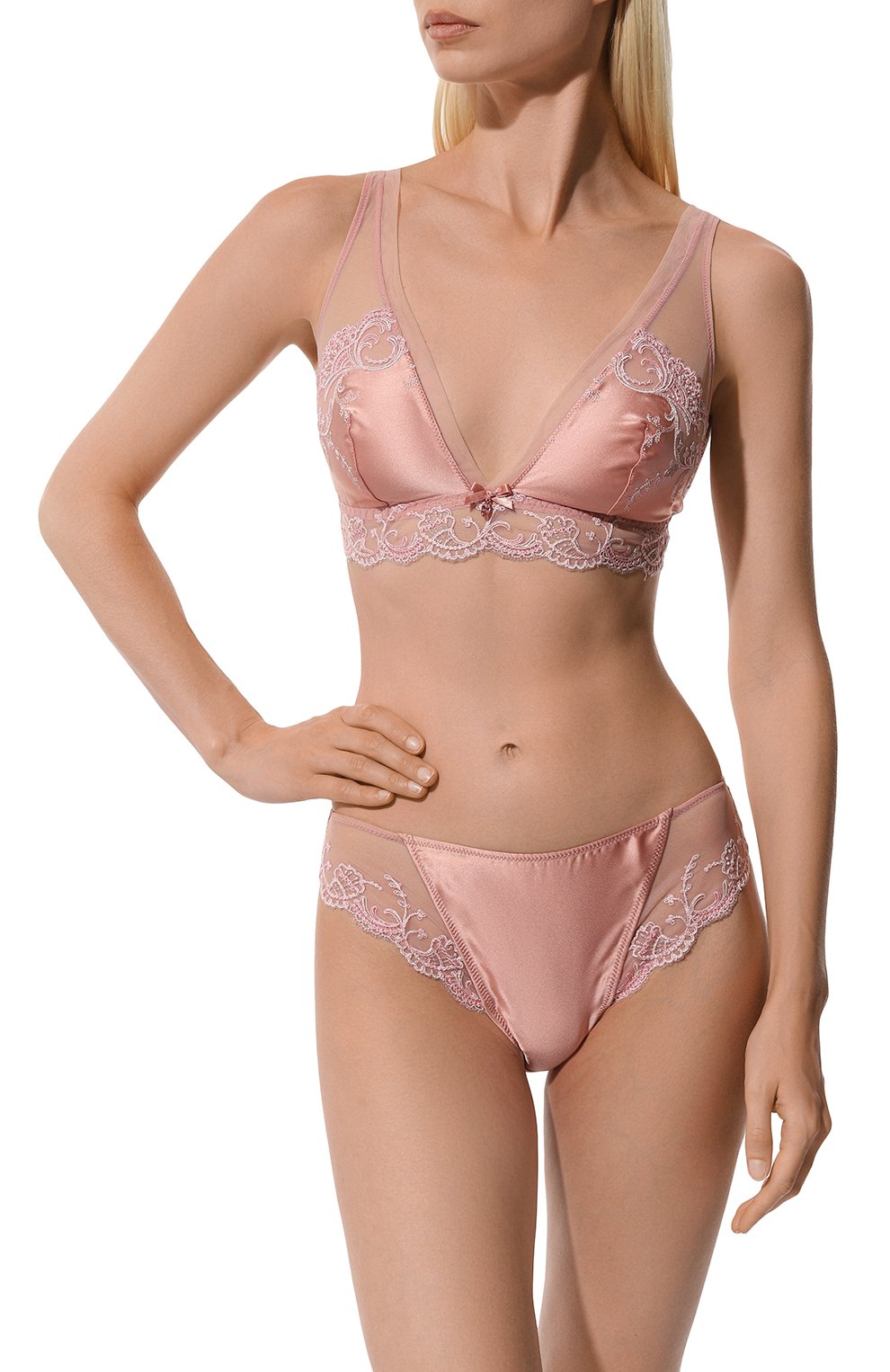 Трусы-слипы LISE CHARMEL светло-розового цвета по цене 16870 руб., арт. ACC0280, фото 2 Трусы-слипы LISE CHARMEL, арт. ACC0280, фото 2