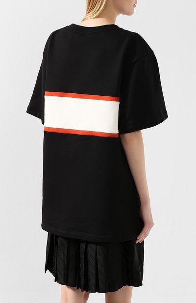 Хлопковое платье OFF-WHITE, арт. 0WDB172E19F301231001, фото 4