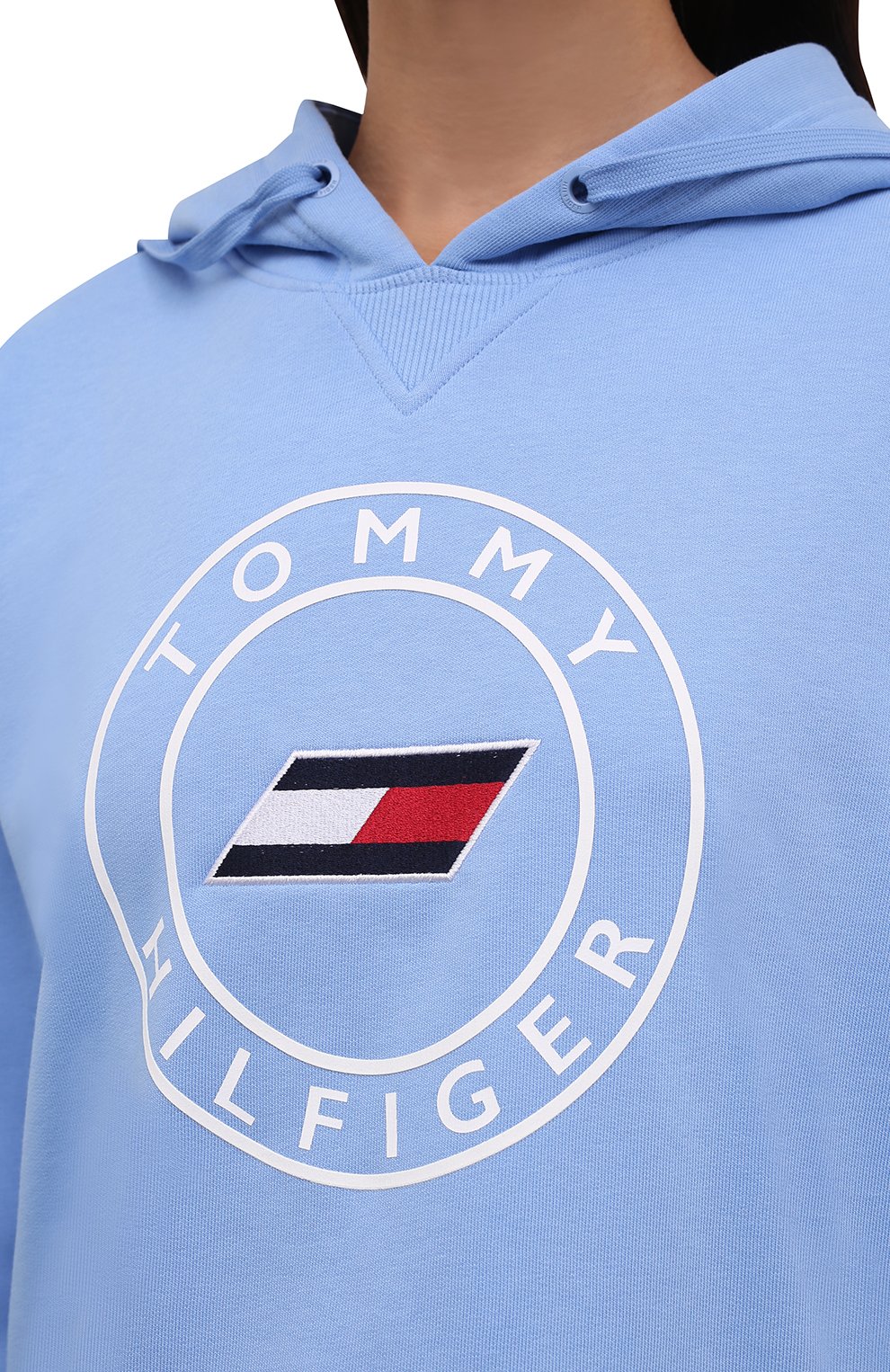 Хлопковое худи TOMMY HILFIGER, арт. S10S101031, фото 5