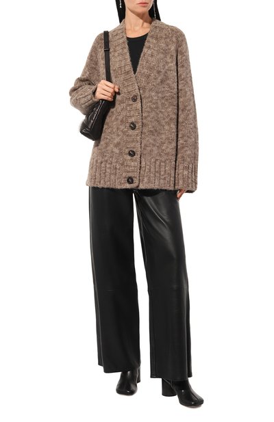 Кожаные ботильоны stitch-out MM6 черного цвета по цене 61550 руб., арт. S59WU0249/P5000, фото 2 Кожаные ботильоны stitch-out MM6, арт. S59WU0249/P5000, фото 2