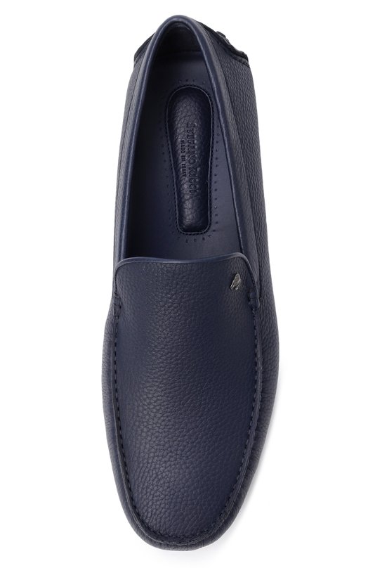 Кожаные мокасины Stefano Ricci UC25_G1155/VTDVN Синий  UC25_G1155/VTDVN Фото 5