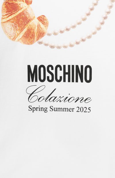Хлопковая футболка MOSCHINO, арт. HIM060/LAA02/4-8, фото 3