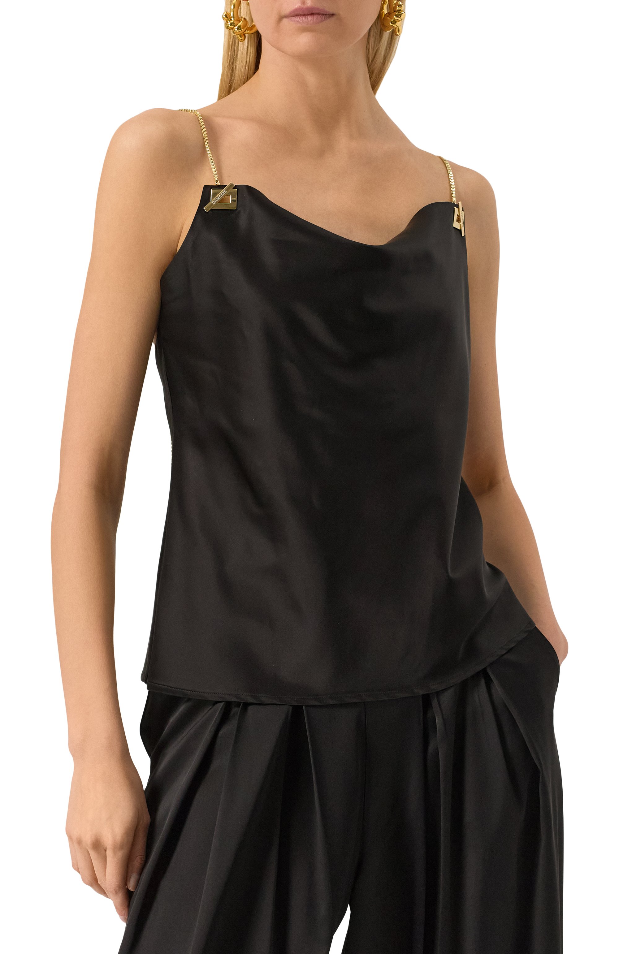 Атласный топ DANAME, арт. 725SS7606A, фото 3