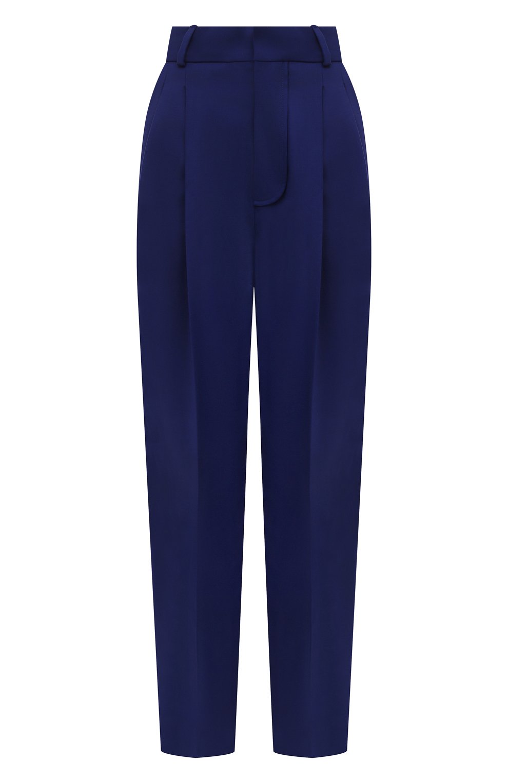 Шерстяные брюки GOOROO синего цвета по цене 49680 руб., арт. P011-3000-444-FW24, фото 1 Шерстяные брюки GOOROO, арт. P011-3000-444-FW24, фото 1