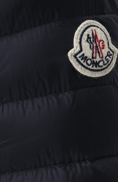 Приталенный стеганый пу ховик с воротником-стойкой MONCLER, арт. D1-093-49305-94-53048, фото 5