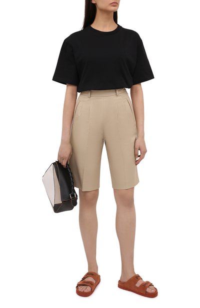 Замшевые шлепанцы PALM ANGELS, арт. PWIH001S21LEA0016410, фото 2