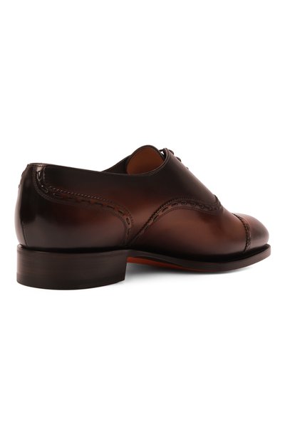 Кожаные оксфорды adrian SANTONI, арт. MCAG18885MC3HWVE, фото 5