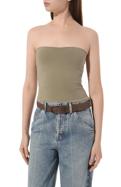 Хлопковый топ BRUNELLO CUCINELLI, арт. M0T1802B19, фото 3