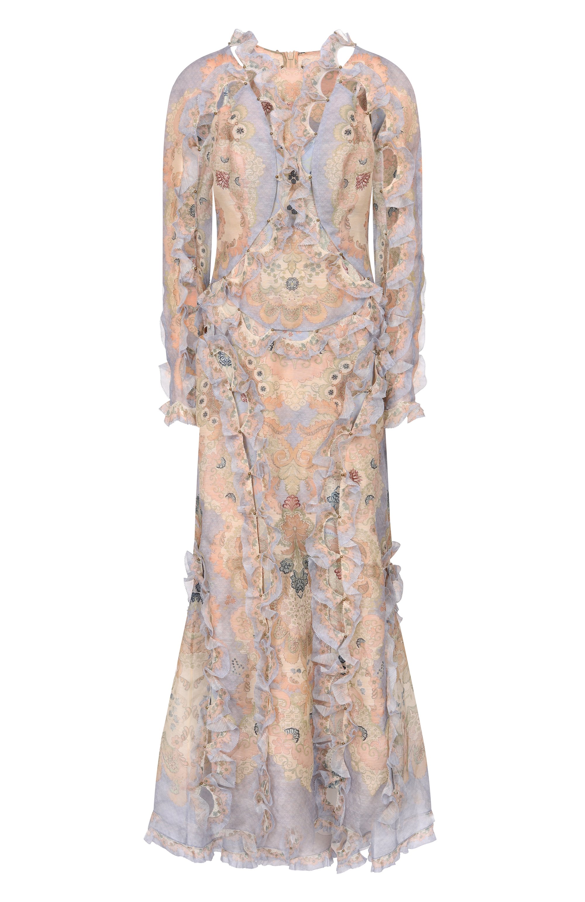 Платье изо льна и шелка ZIMMERMANN, арт. 6312DC261, фото 1