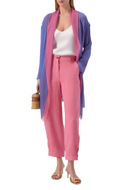 Женский двусторонняя накидка из шелка GIORGIO ARMANI, арт. GW003067/TE20209