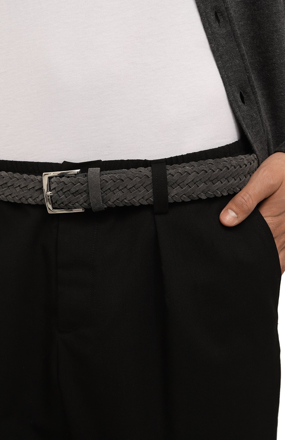 Замшевый ремень KITON, арт. USC3127N01041, фото 2