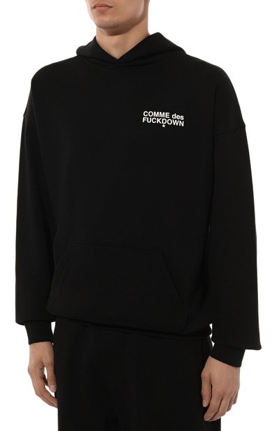 Хлопковое худи COMME DES FUCKDOWN, арт. CFABM01315, фото 3
