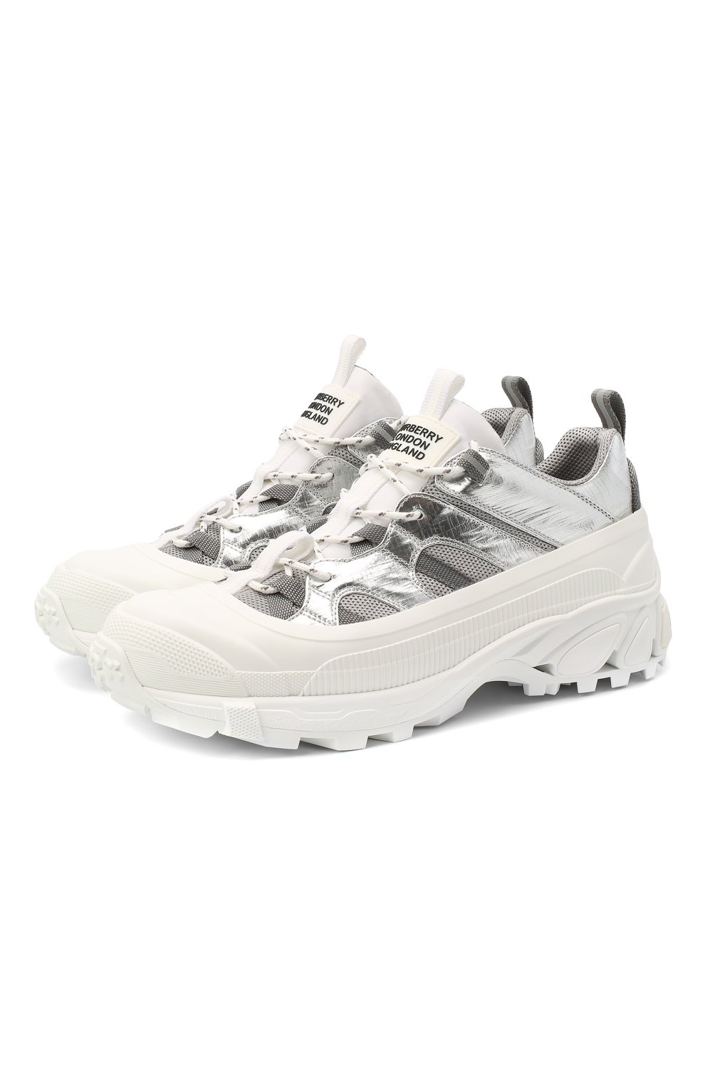 Комбинированные кроссовки BURBERRY, арт. 8035417, фото 1