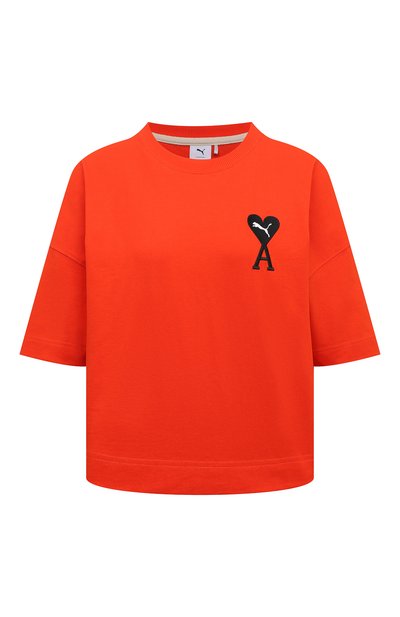 Женская хлопковая футболка puma x ami PUMA, арт. 53407395