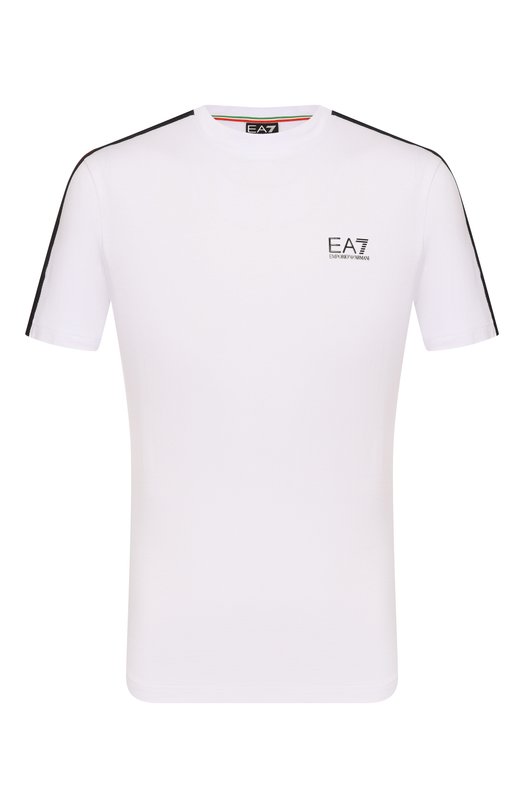Хлопковая футболка EA7 7M001861/AF12503 Белый 7M001861/AF12503